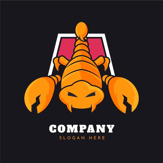 Szablon logo marki Scorpion