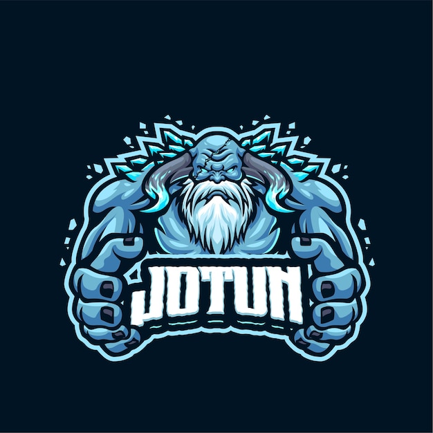 Szablon Logo Maskotka Jotunheim