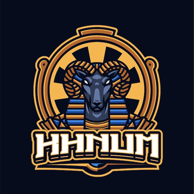 Szablon Logo Maskotka Khnum