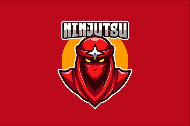 Szablon Logo Ninjutsu E-sport