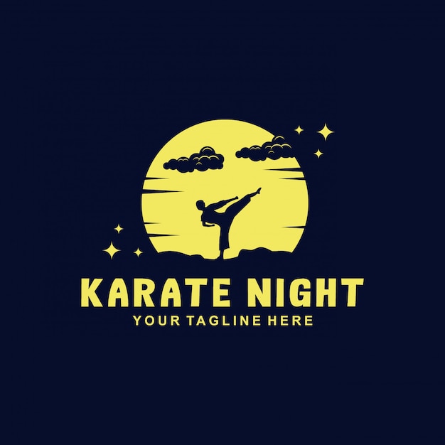 Szablon Logo Nocy Karate