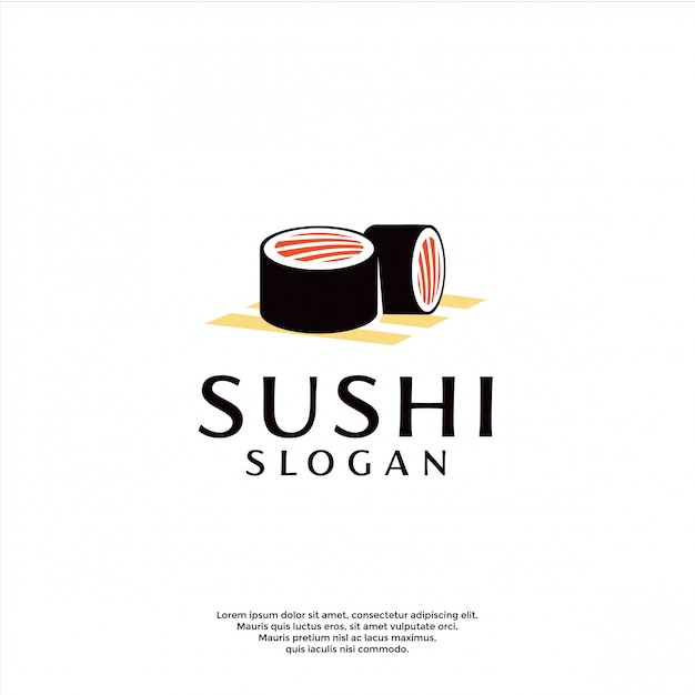 Szablon Logo Nowoczesne Sushi