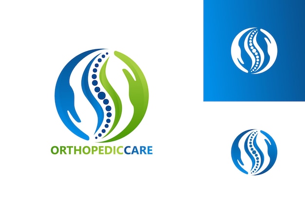 Szablon Logo Opieki Ortopedycznej Wektor Projektu, Godło, Koncepcja Projektu, Kreatywny Symbol, Ikona