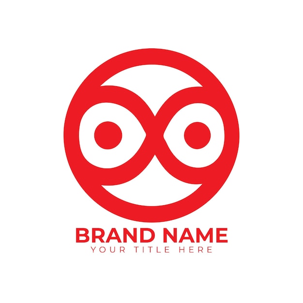 Szablon logo Owl Eyes