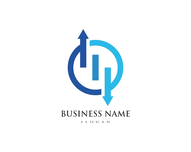 Szablon Logo Profesjonalne Finanse Firmy
