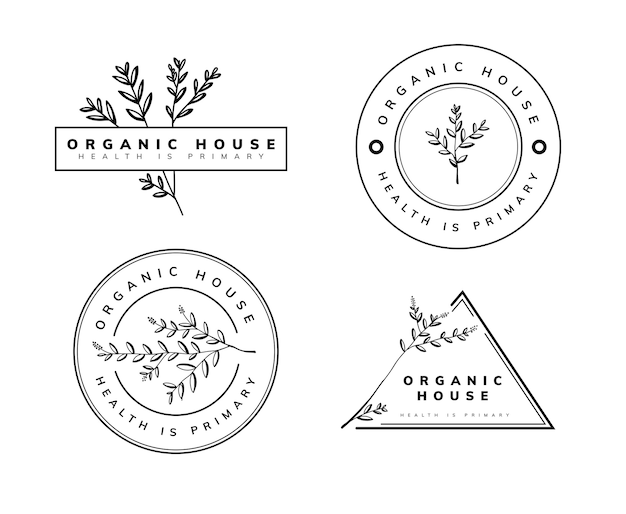 Plik wektorowy szablon logo przyrody i ekologii