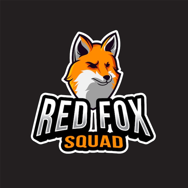 Szablon Logo Red Fox Squad