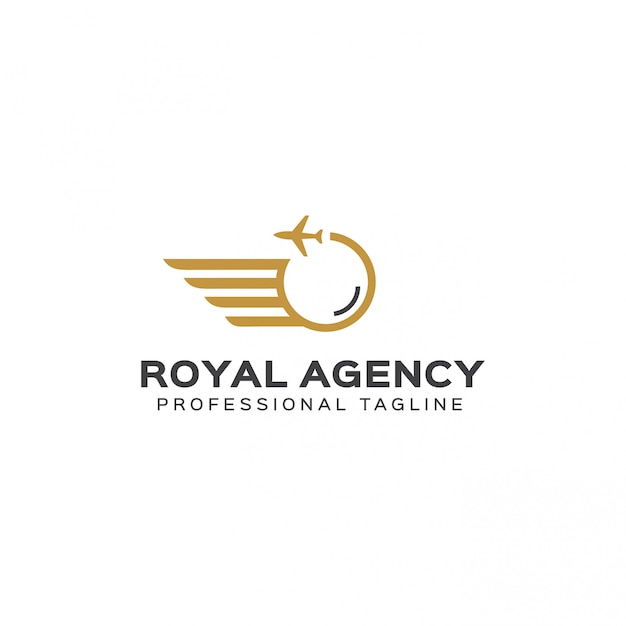 Szablon Logo Royal Agency