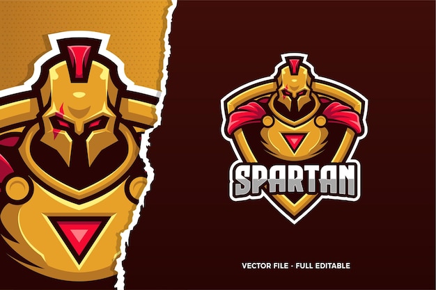 Szablon Logo Spartan E-sport