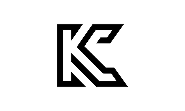 Szablon Logo Streszczenie Monogram Ks