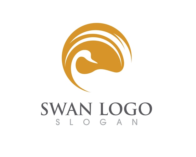 Szablon logo Swan