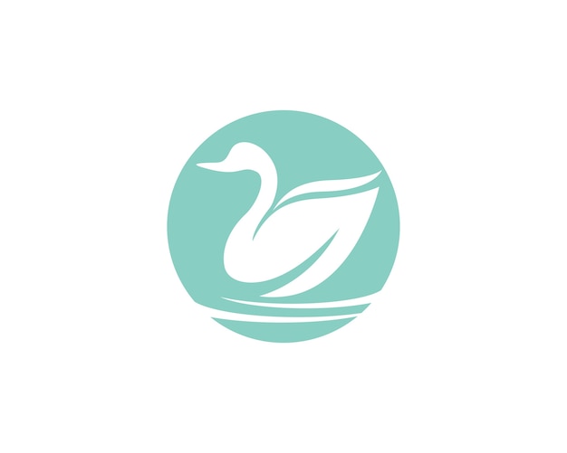 Szablon Logo Swan