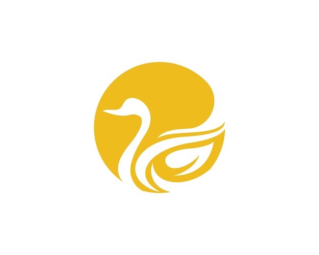 Szablon Logo Swan