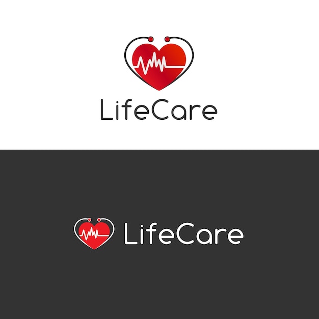 Szablon logo szpitala LifeCare