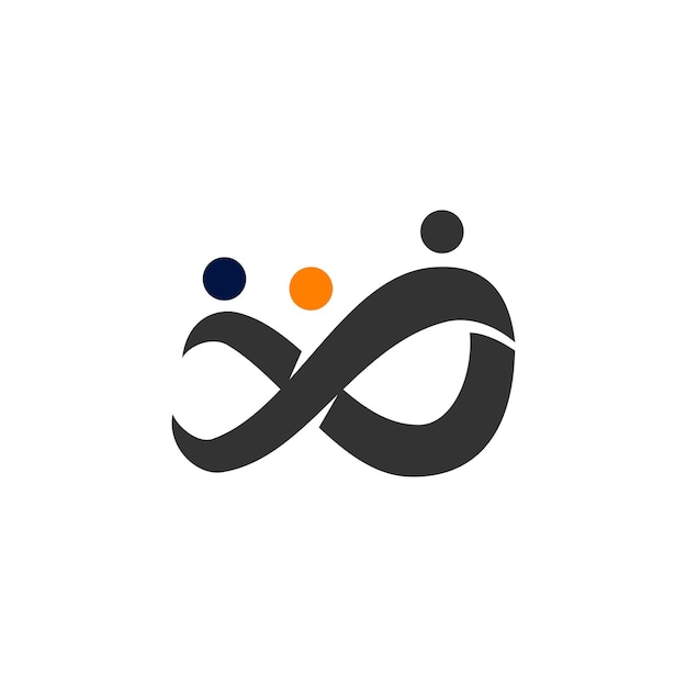 Szablon Logo Unity Ikona Ilustracja Tożsamość Marki Izolowana I Płaska Ilustracja Grafika Wektorowa
