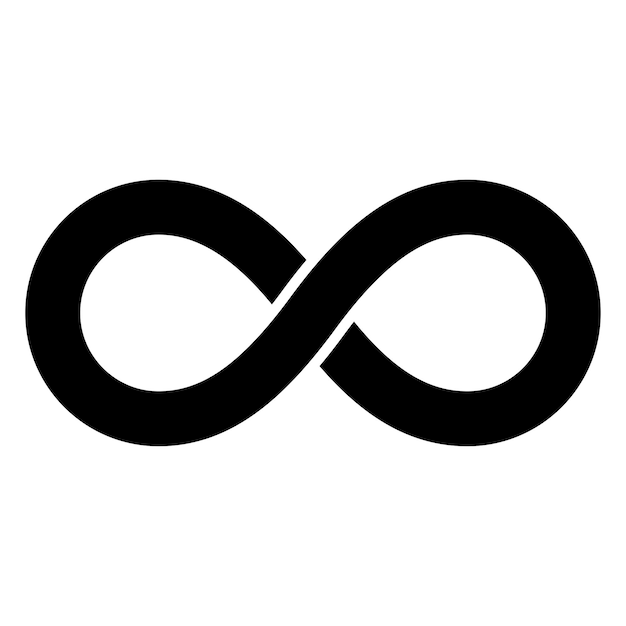 szablon logo wektora nieskończoności