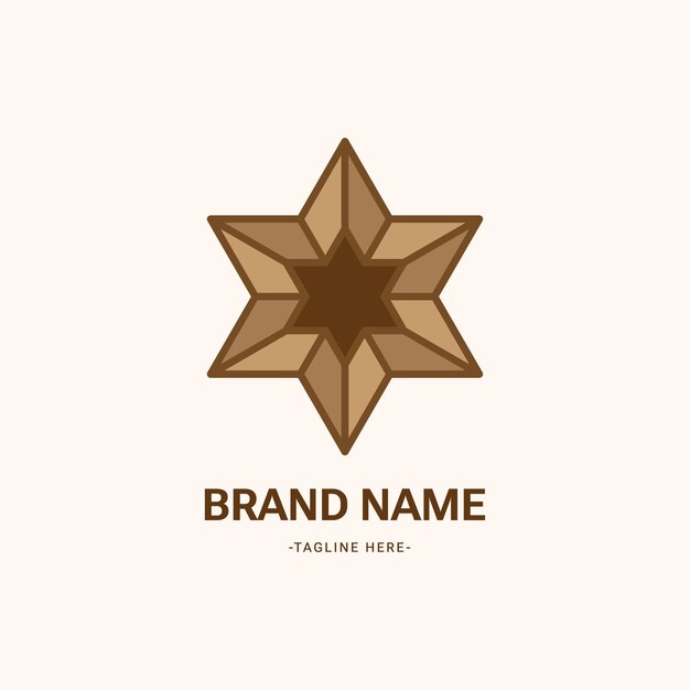 Szablon luksusowego logo