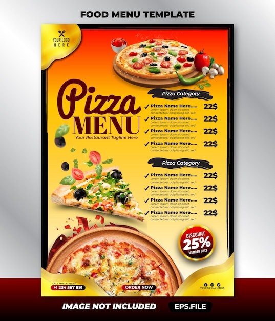 Szablon menu restauracji luksusowe jedzenie burger nowoczesny