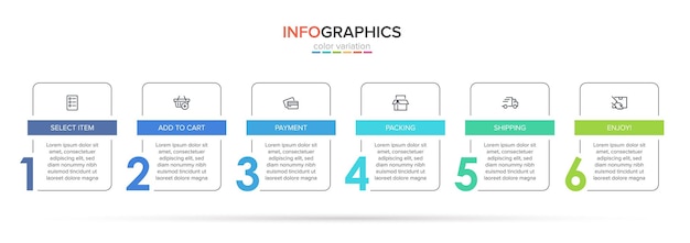 Szablon Na Zakupy Infografiki