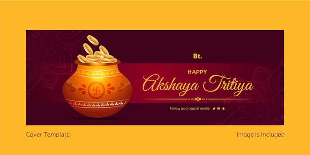Szablon Okładki Happy Akshaya Tritiya