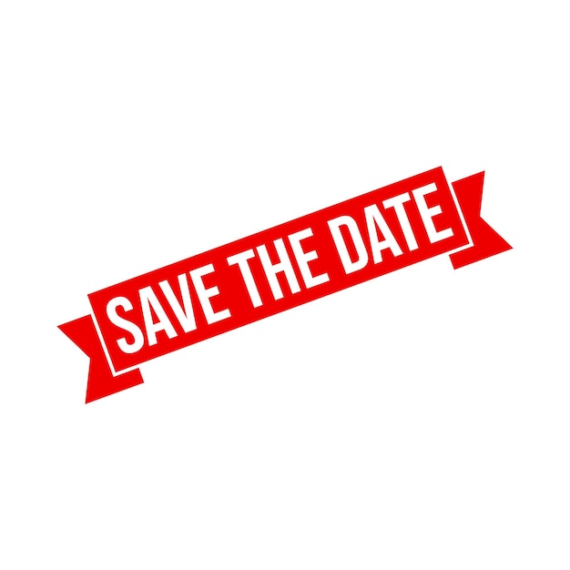 Szablon pieczęci gumowej Save Date Letter