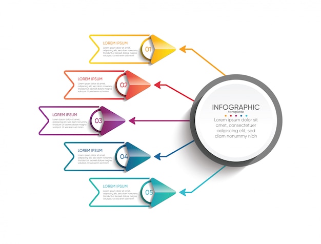 Szablon Prezentacji Biznesowych Infographic