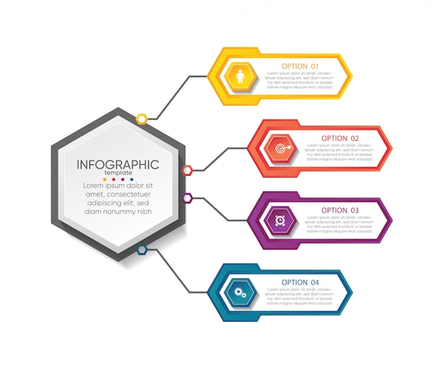 Szablon Prezentacji Biznesowych Infographic