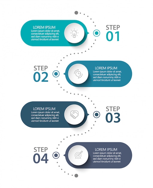 Szablon Prezentacji Biznesowych Infographic.