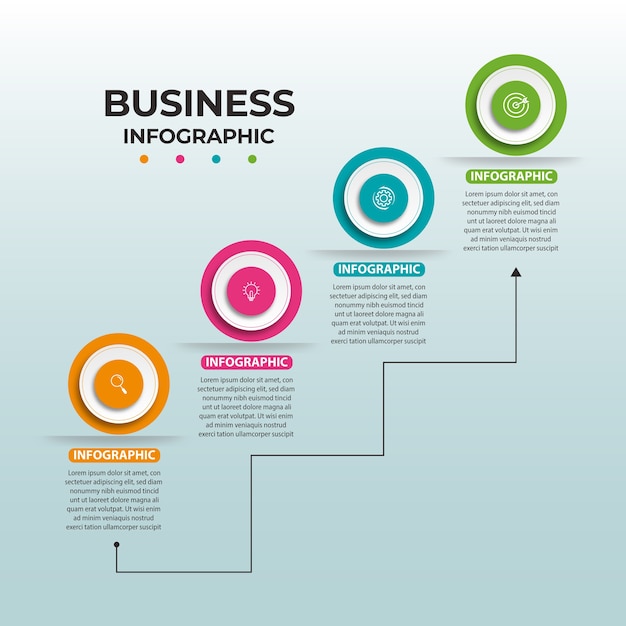 Szablon Prezentacji Infografiki Biznesowe
