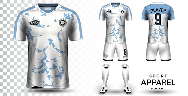 Szablon prezentacji mecz piłki nożnej i futbolu Kit