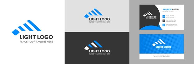 Szablon projektowania logo Modern Light