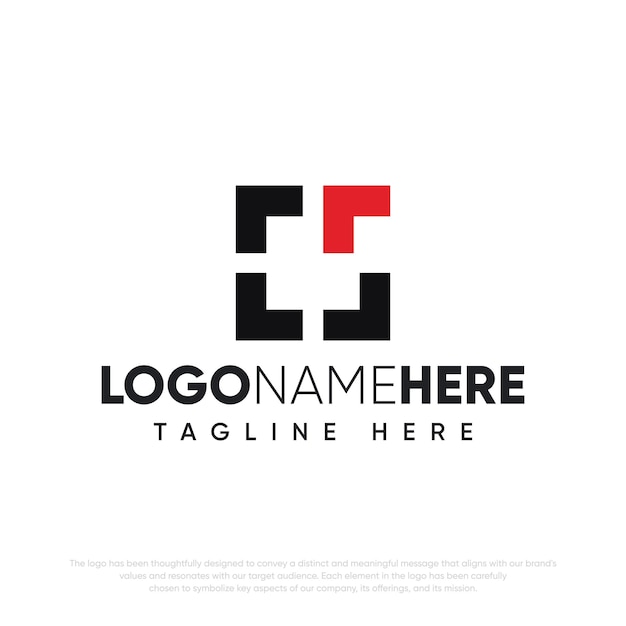 Plik wektorowy szablon projektowania logo nowoczesnej technologii brandingowej