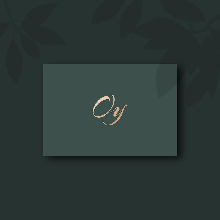 Wektor szablon projektowania logo oy