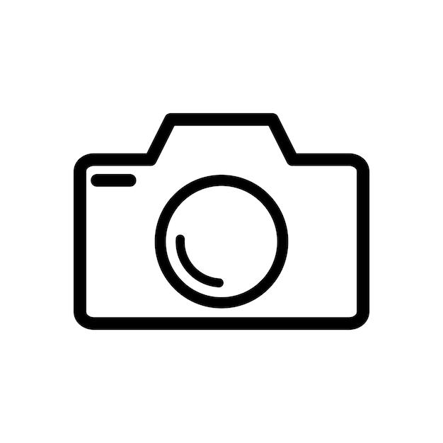 Szablon projektowania logo wektorowego ikony kamery