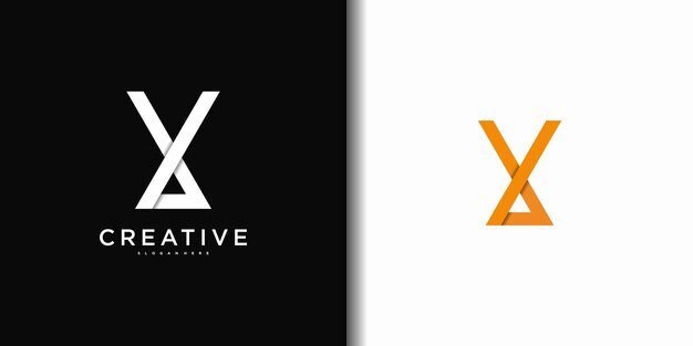 Szablon projektowania logo z początkową literą Y Premium Vector