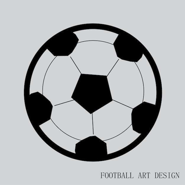 Plik wektorowy szablon projektowania piłki nożnej
