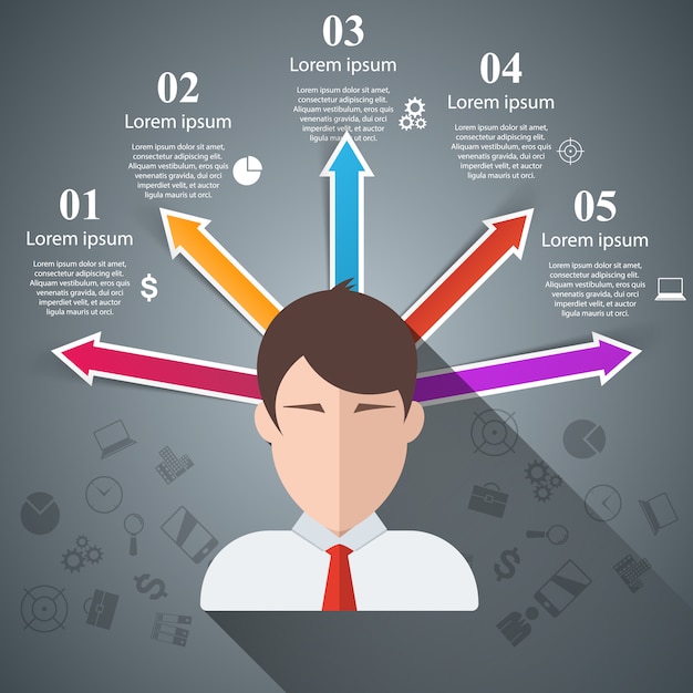 Szablon Projektu 3d Infographic