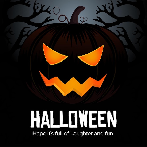 Szablon Projektu Banera Happy Halloween