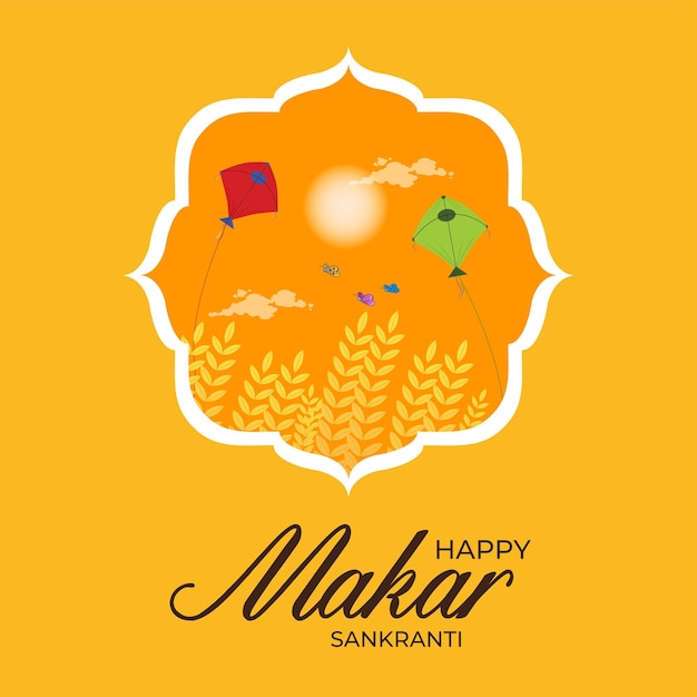 Szablon Projektu Banera Happy Makar Sankranti