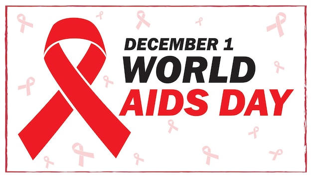 Szablon Projektu Baneru Na światowy Dzień Aids
