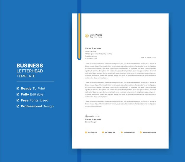 Szablon projektu Creative firmowy