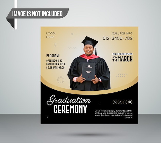 Szablon projektu Happy Graduation Celebration