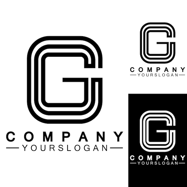 Szablon Projektu Ikona Logo Litery G