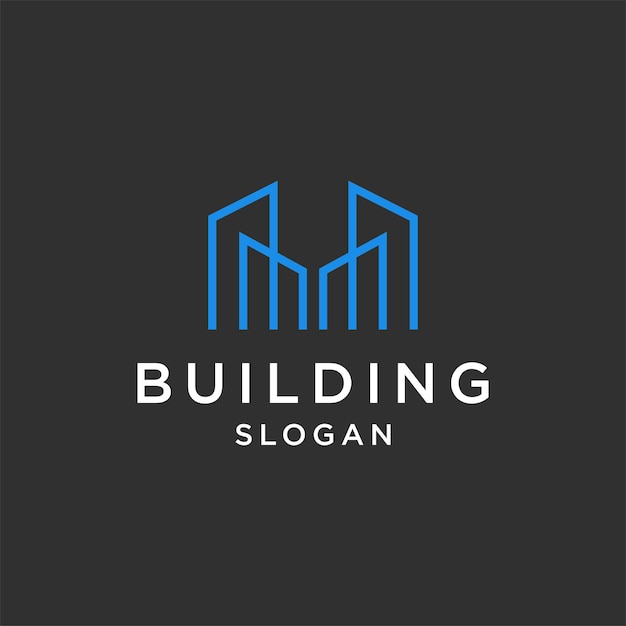 Szablon projektu ikony logo budynku t