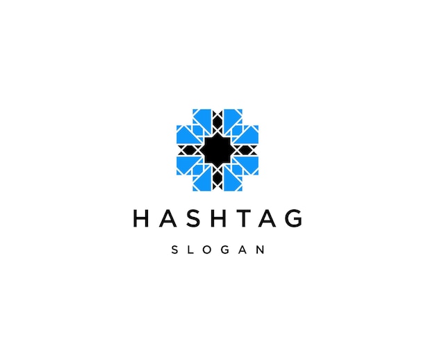 Szablon Projektu Ikony Logo Hashtag