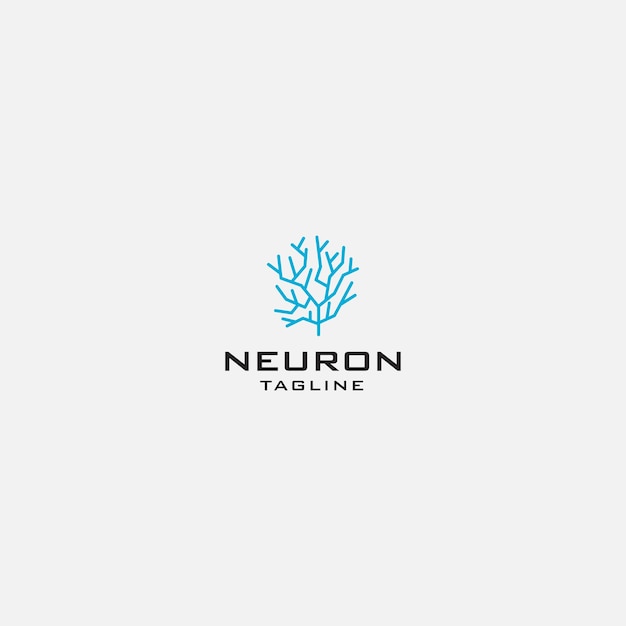 Szablon Projektu Ikony Logo Neuronu