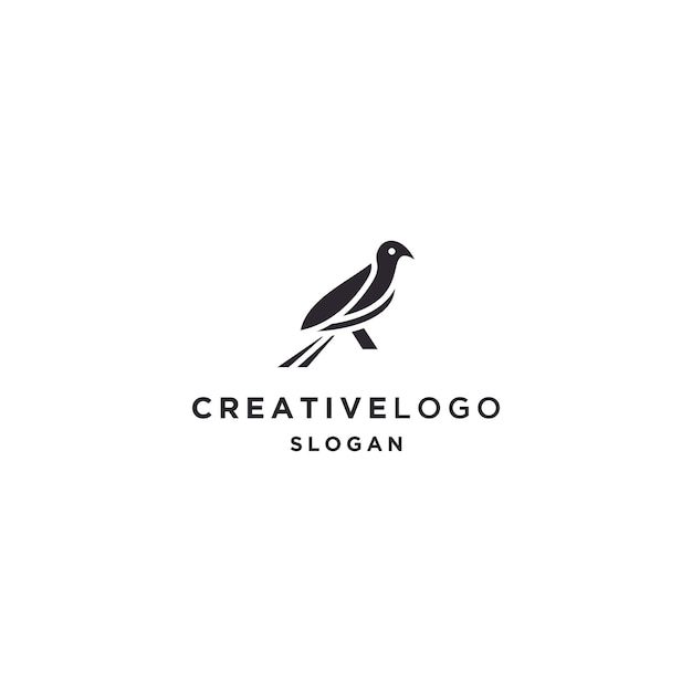 Szablon Projektu Ikony Logo Ptaka