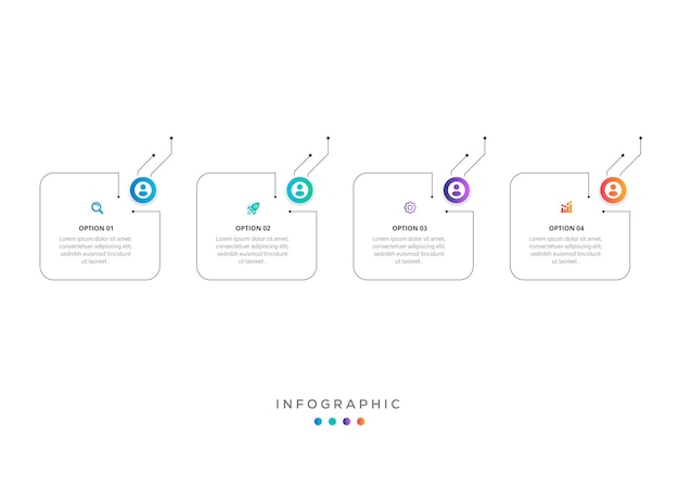 Szablon Projektu Infografiki Biznesowej Prezentacji