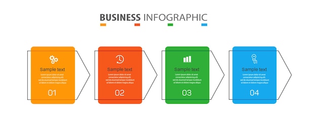 Szablon Projektu Infografiki Biznesowej