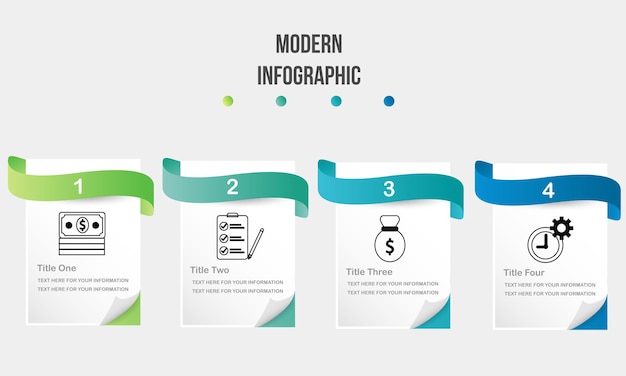 szablon projektu infografiki biznesowej